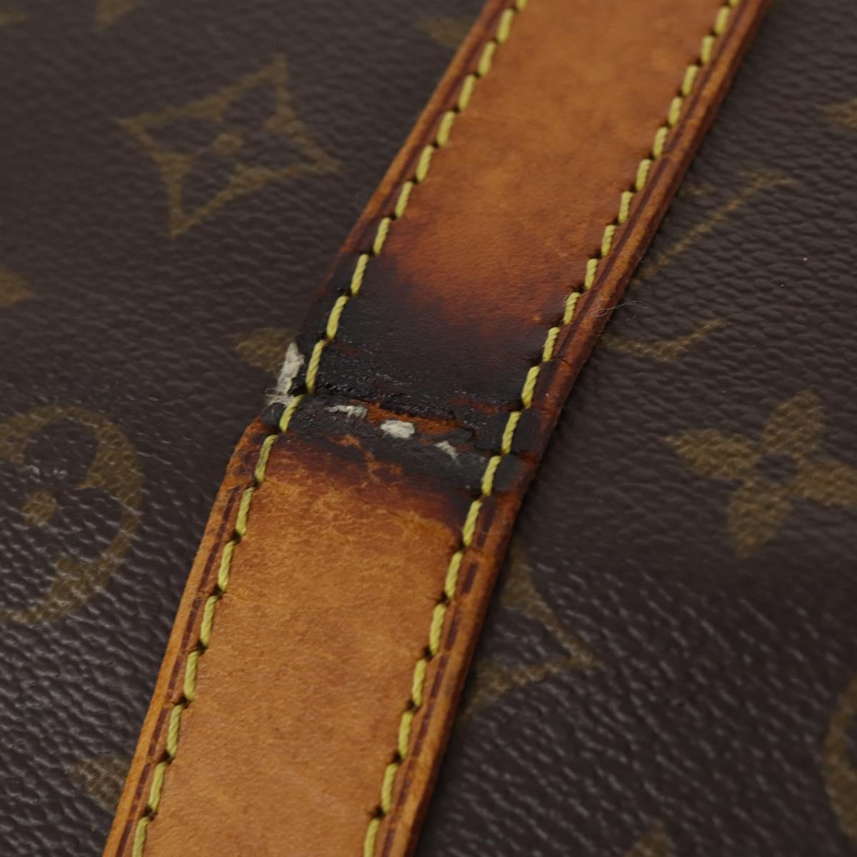 LOUIS VUITTON Monogram Keepall 55 Boston Bag M41424 LV Auth am10986