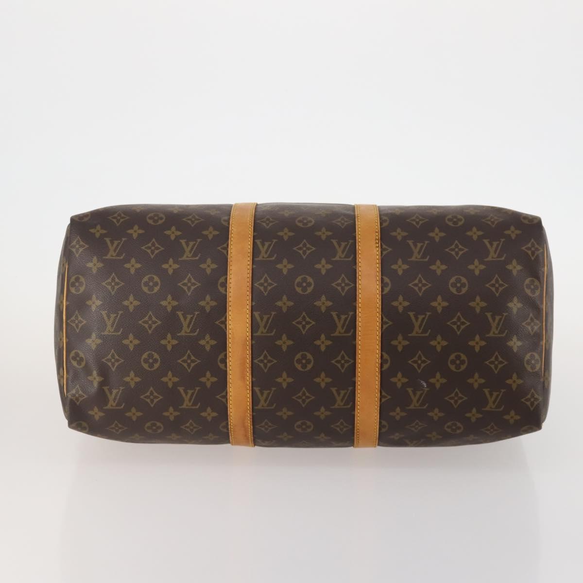 LOUIS VUITTON Monogram Keepall 50 Boston Bag M41426 LV Auth am10987