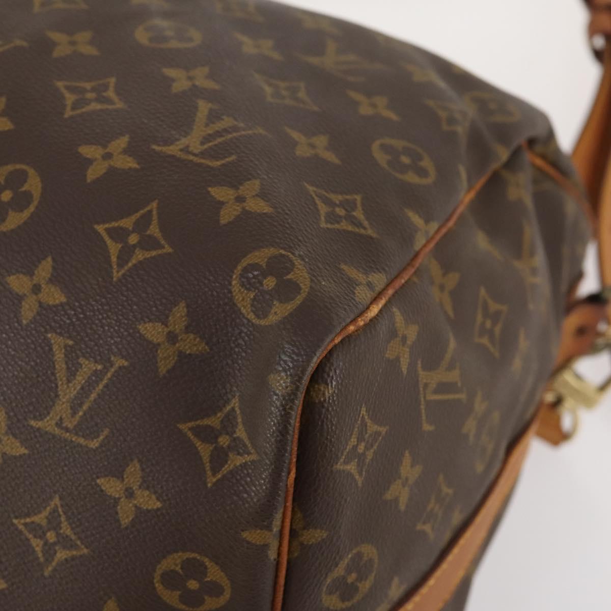 LOUIS VUITTON Monogram Keepall Bandouliere 50 Boston Bag M41416 LV Auth am10989