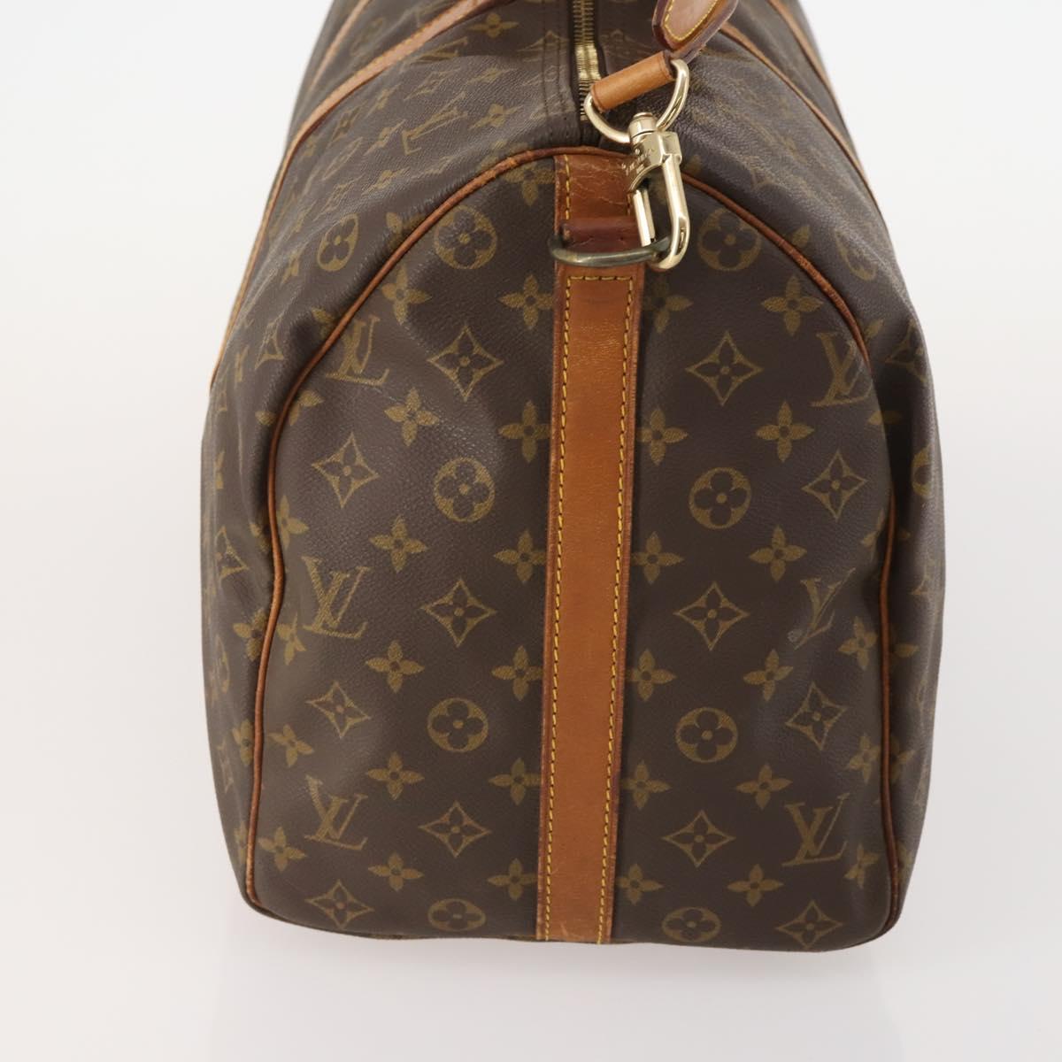LOUIS VUITTON Monogram Keepall Bandouliere 50 Boston Bag M41416 LV Auth am10989