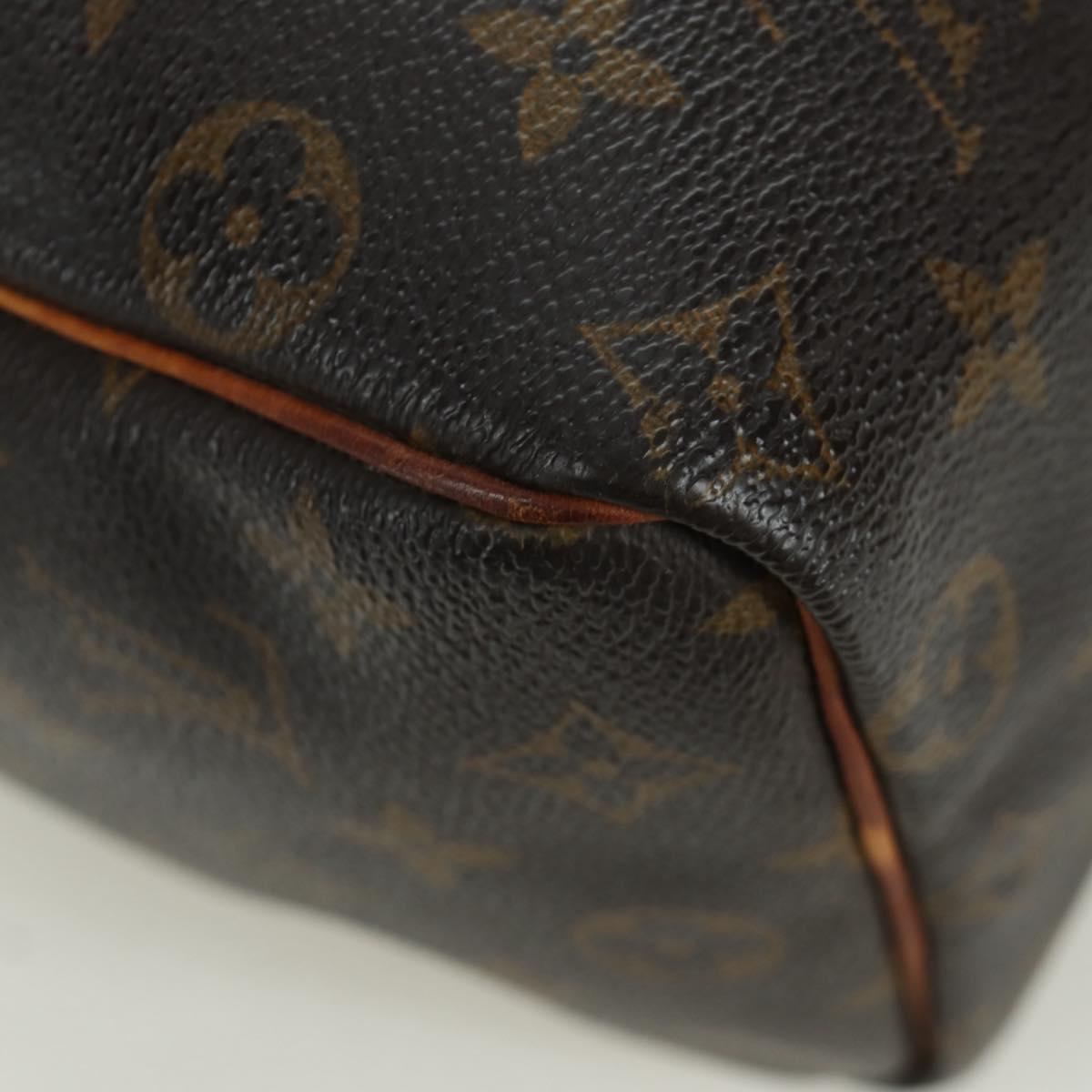 LOUIS VUITTON Monogram Speedy 25 Hand Bag M41528 LV Auth am10992A