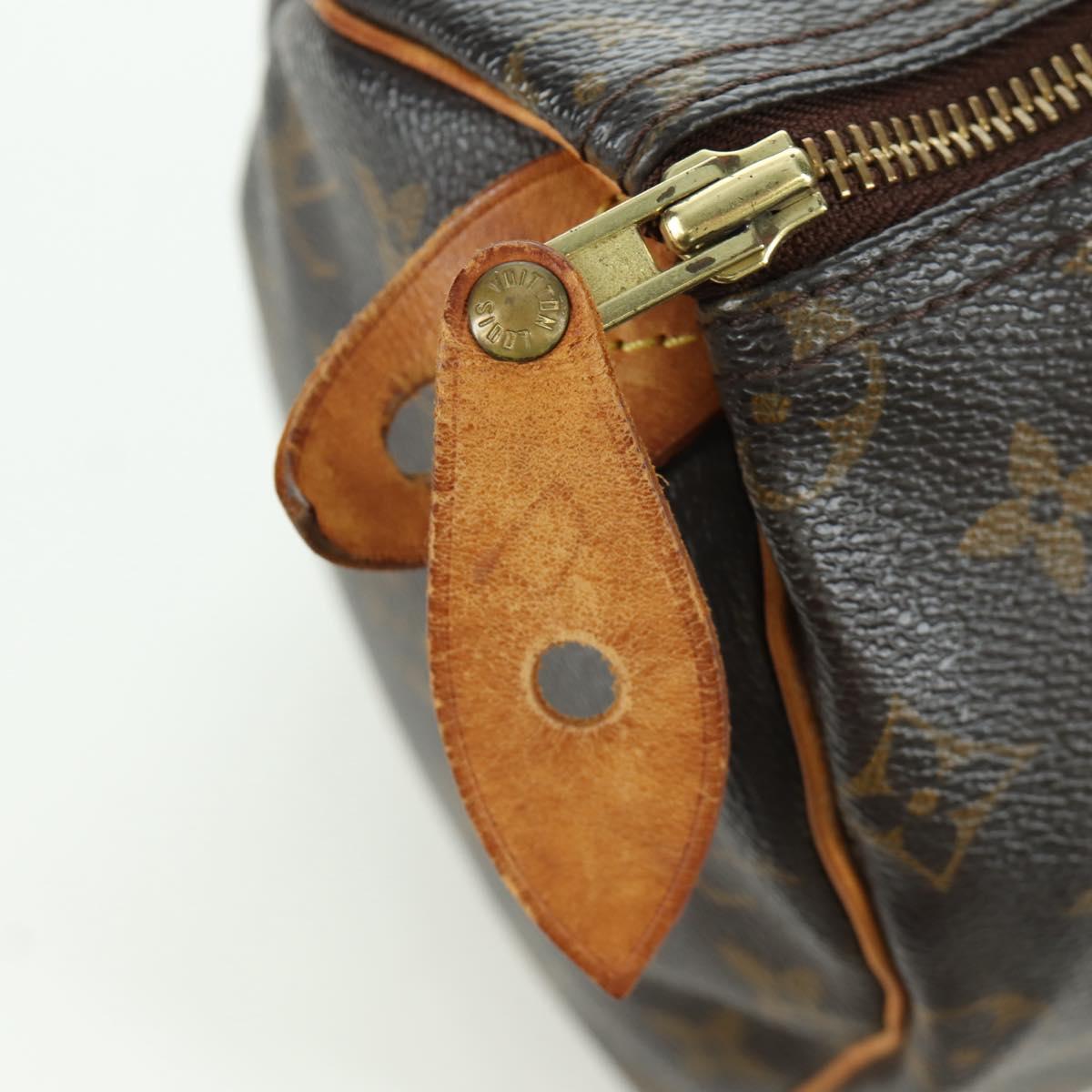 LOUIS VUITTON Monogram Speedy 25 Hand Bag M41528 LV Auth am10992A
