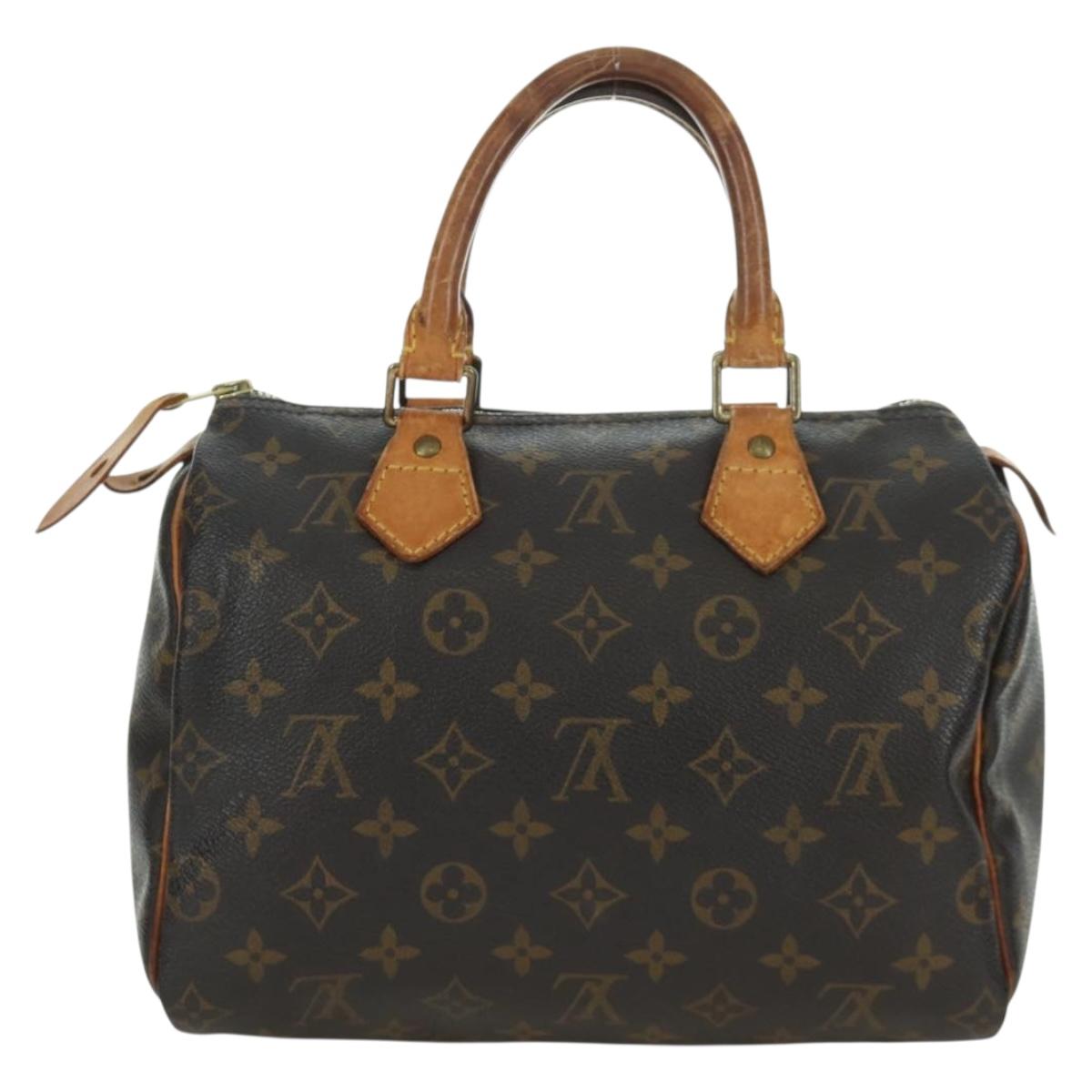 LOUIS VUITTON Monogram Speedy 25 Hand Bag M41528 LV Auth am10992A