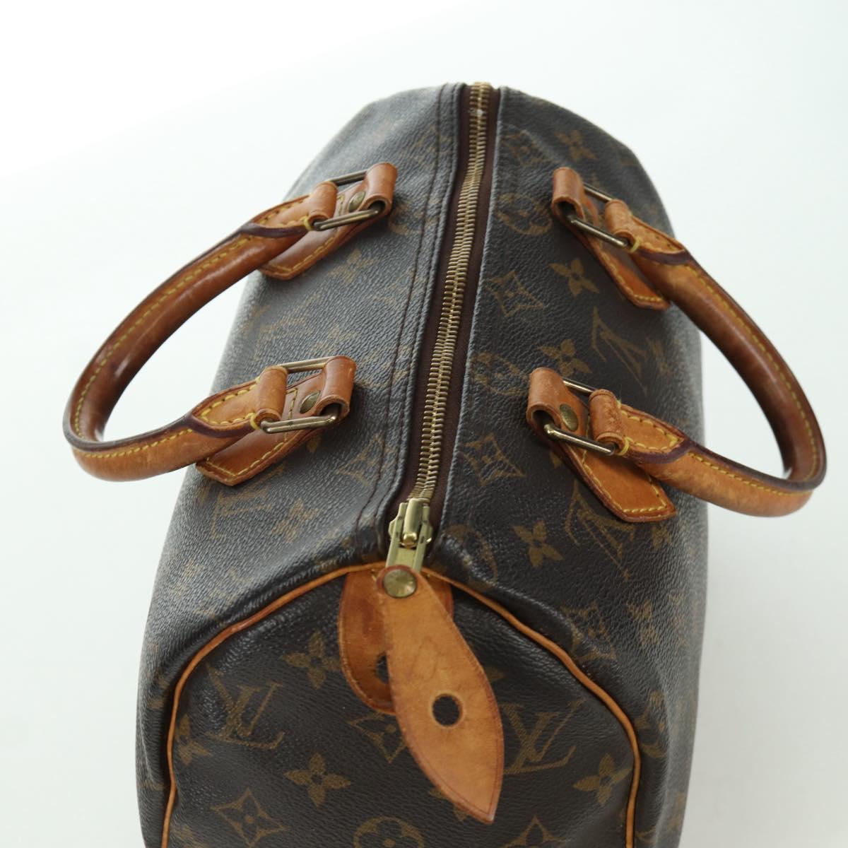 LOUIS VUITTON Monogram Speedy 25 Hand Bag M41528 LV Auth am10992A