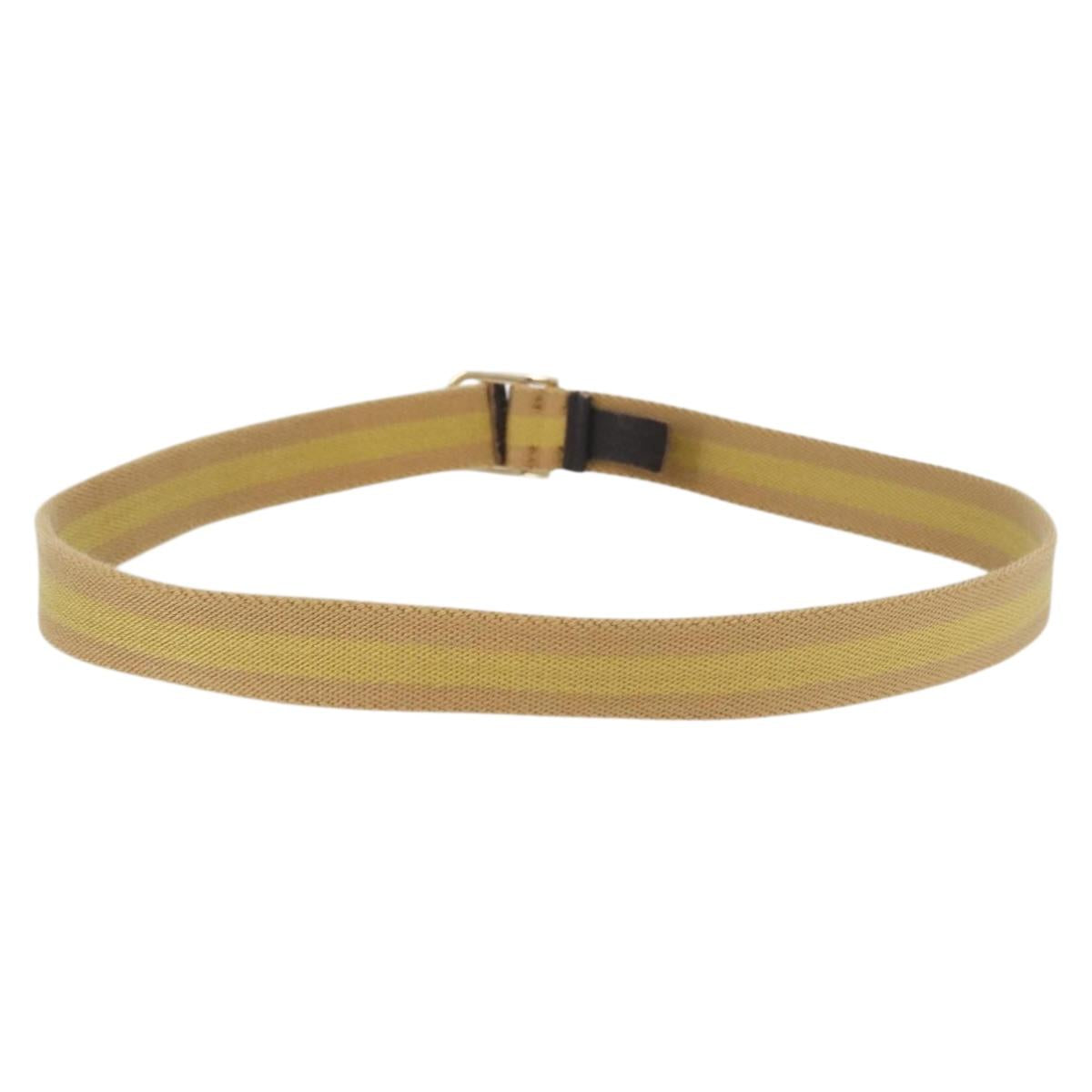 GUCCI Sherry Line Belt Canvas 37.4"" Beige 90 36 036 1192 1625 Auth am11003