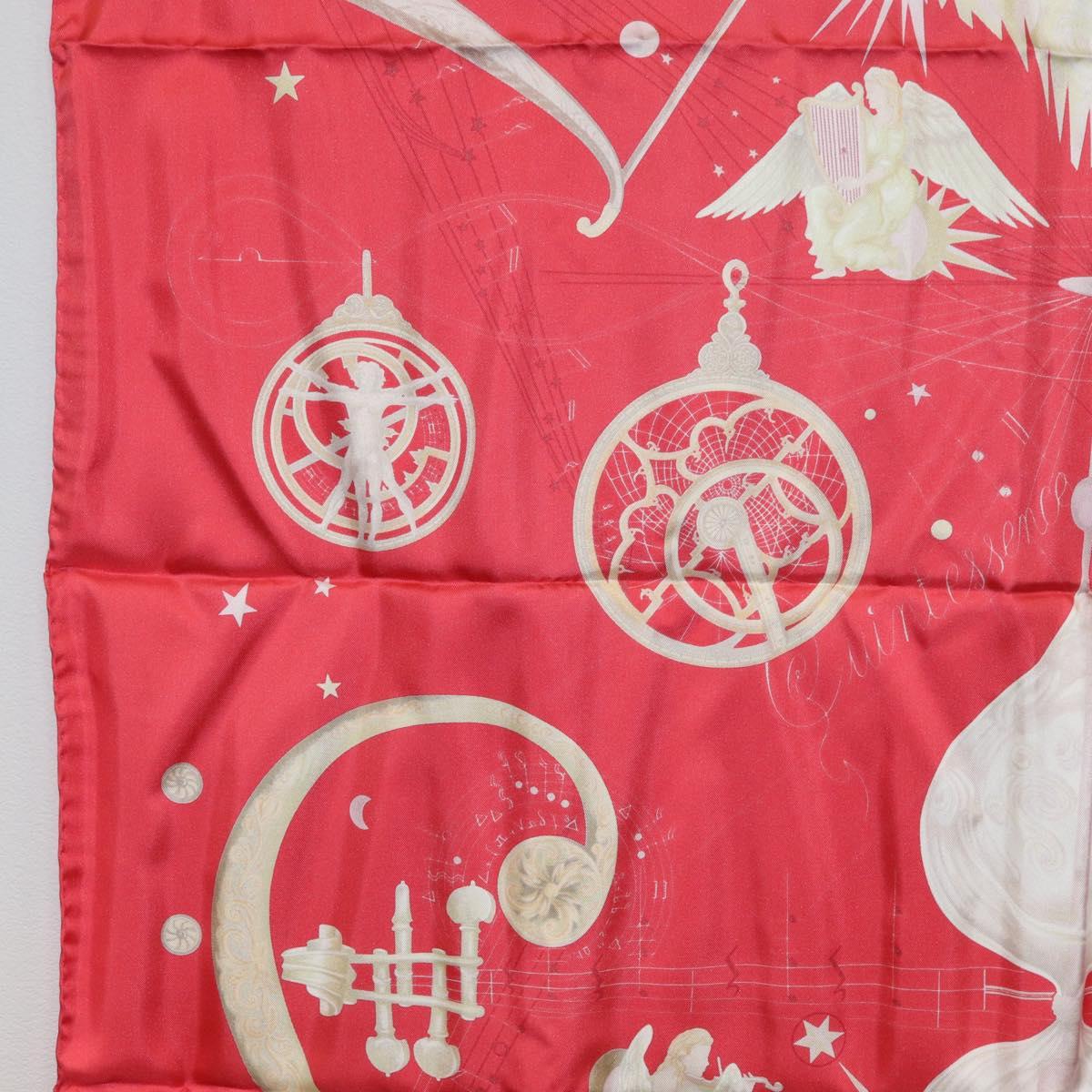 HERMES Carre 90 Scarf Silk ""QUINTESSENCE"" Red Auth am11039V