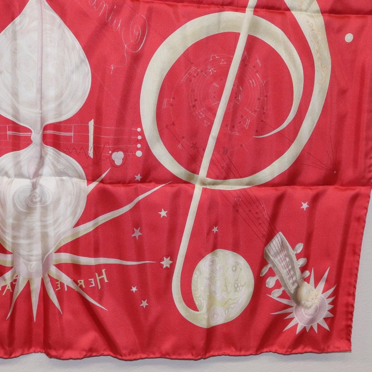 HERMES Carre 90 Scarf Silk ""QUINTESSENCE"" Red Auth am11039V