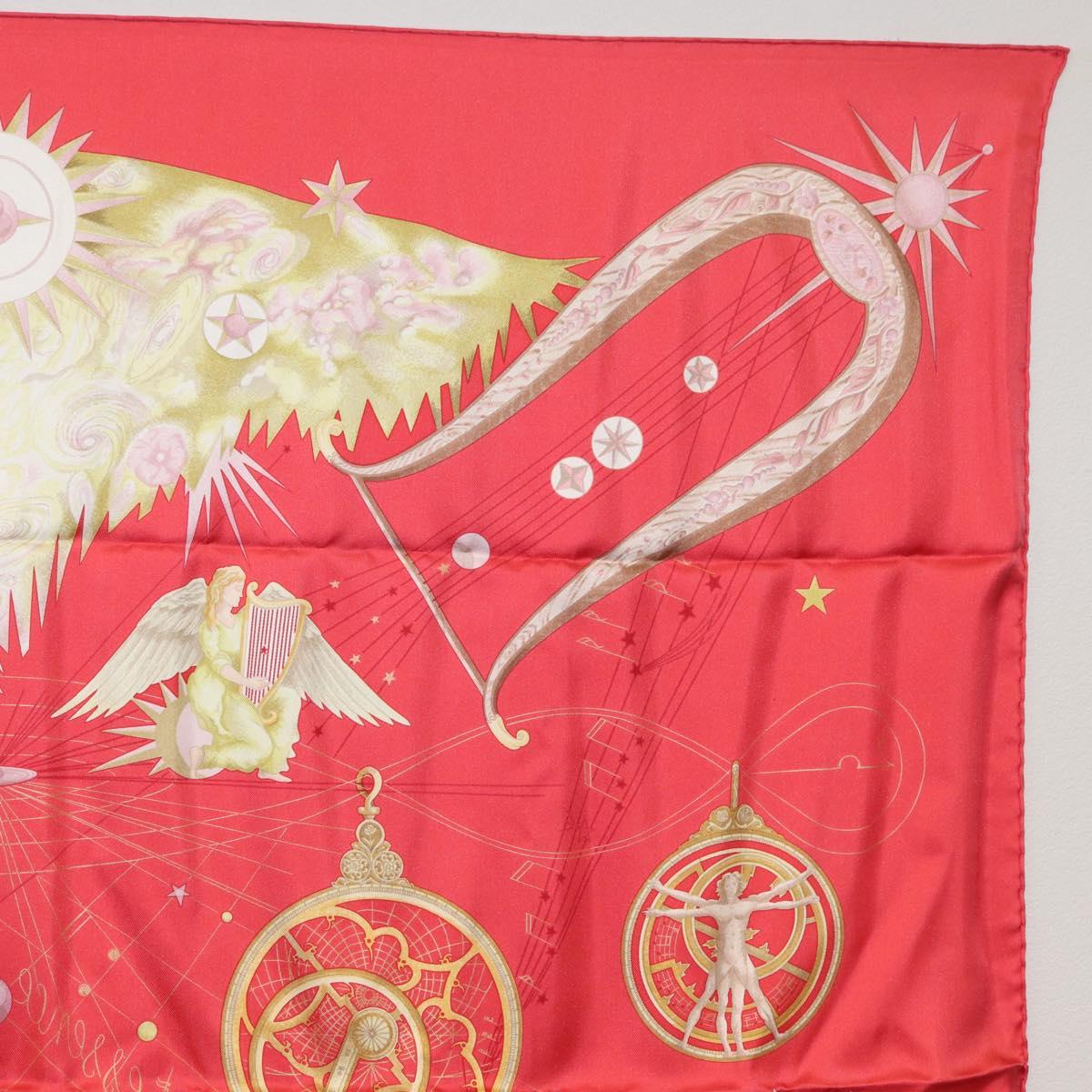 HERMES Carre 90 Scarf Silk ""QUINTESSENCE"" Red Auth am11039V