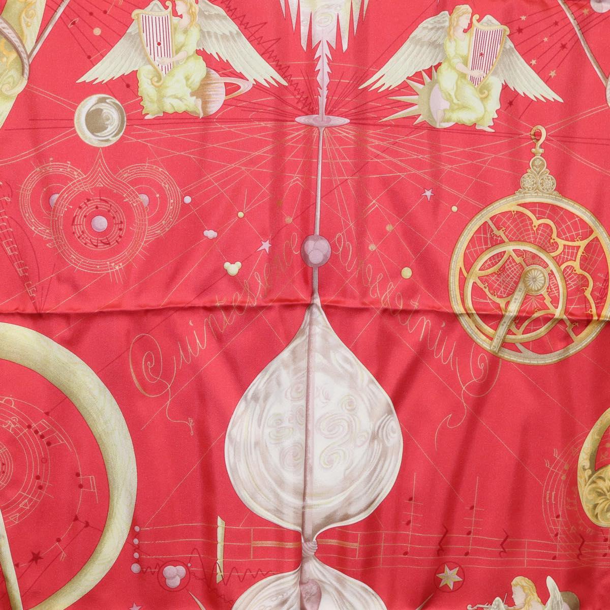 HERMES Carre 90 Scarf Silk ""QUINTESSENCE"" Red Auth am11039V