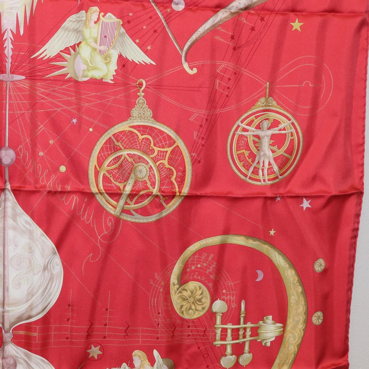 HERMES Carre 90 Scarf Silk ""QUINTESSENCE"" Red Auth am11039V