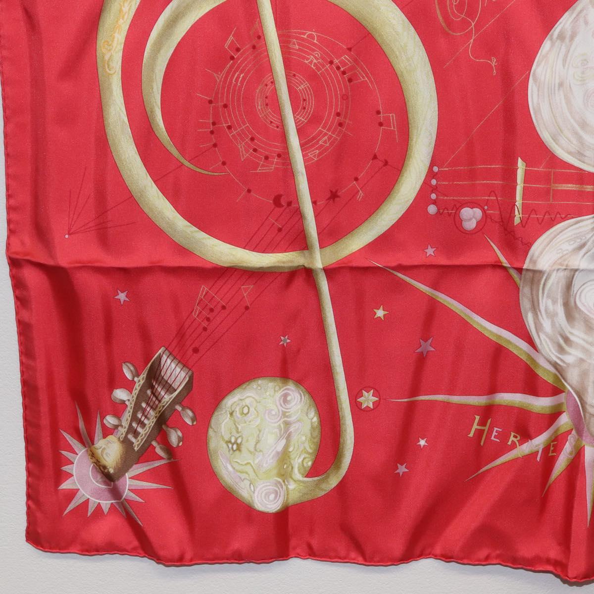 HERMES Carre 90 Scarf Silk ""QUINTESSENCE"" Red Auth am11039V
