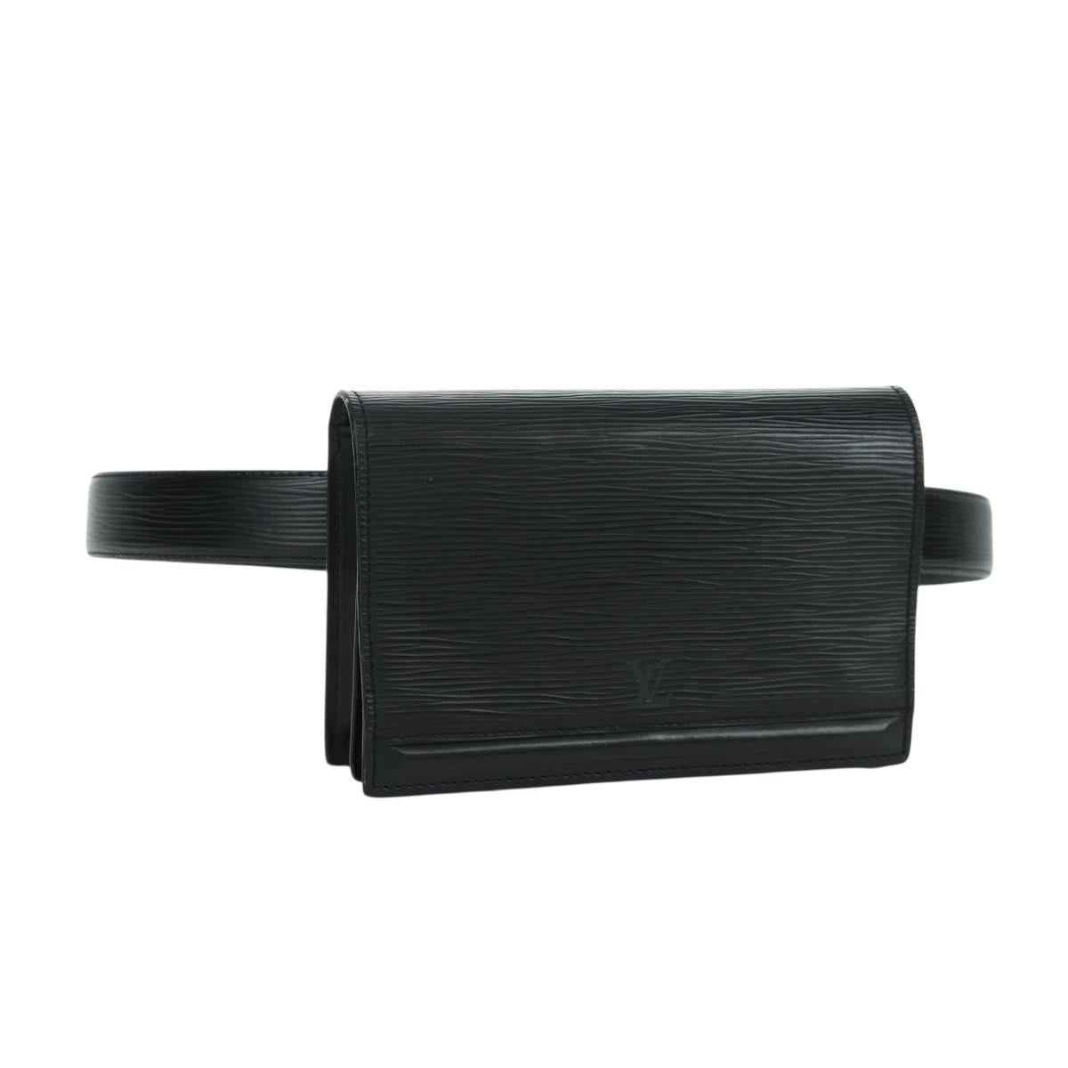 LOUIS VUITTON Epi Ceinture Tilsitt Pochette Pouch Black M52592 LV Auth am11042V