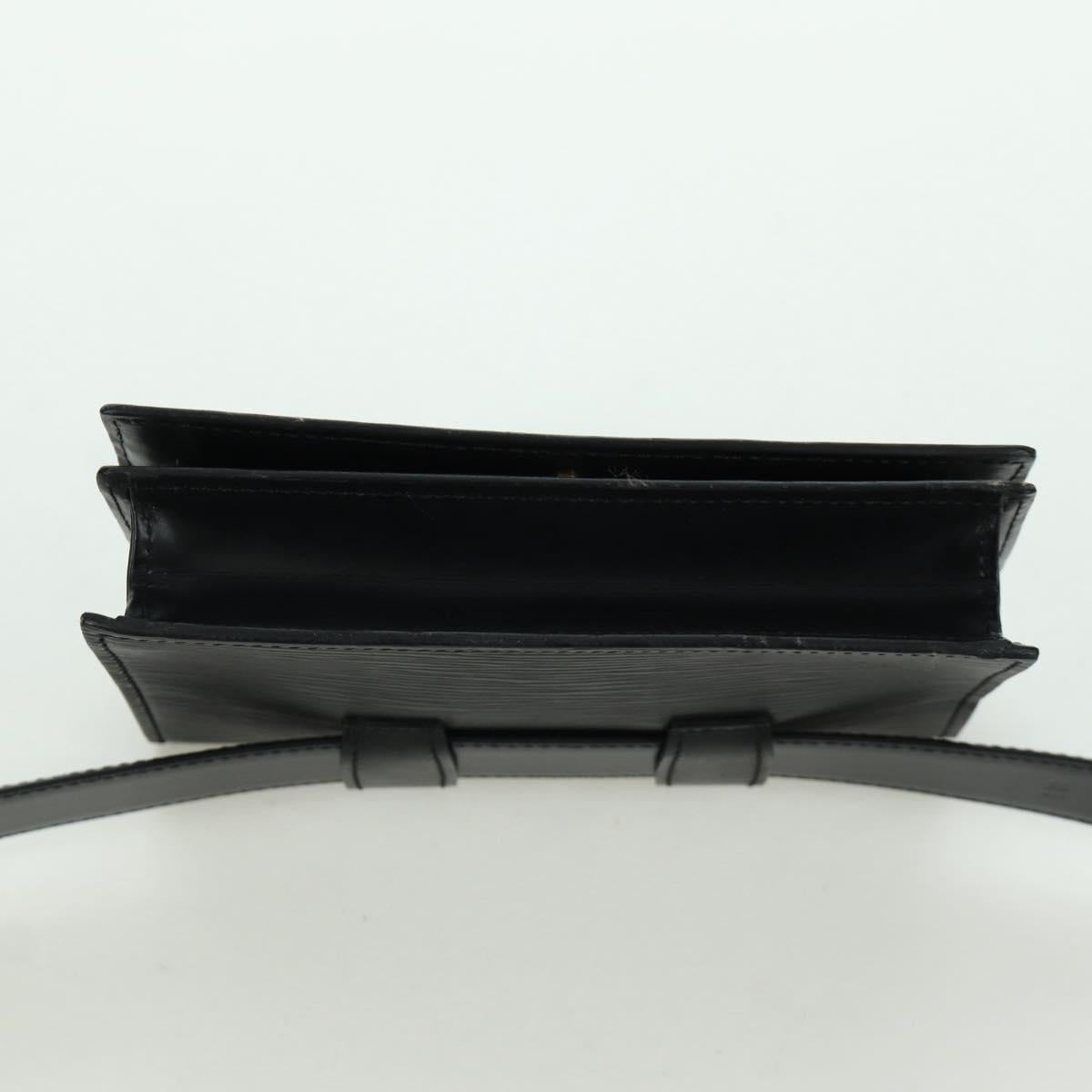 LOUIS VUITTON Epi Ceinture Tilsitt Pochette Pouch Black M52592 LV Auth am11042V