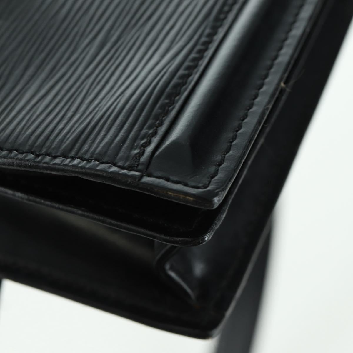 LOUIS VUITTON Epi Ceinture Tilsitt Pochette Pouch Black M52592 LV Auth am11042V