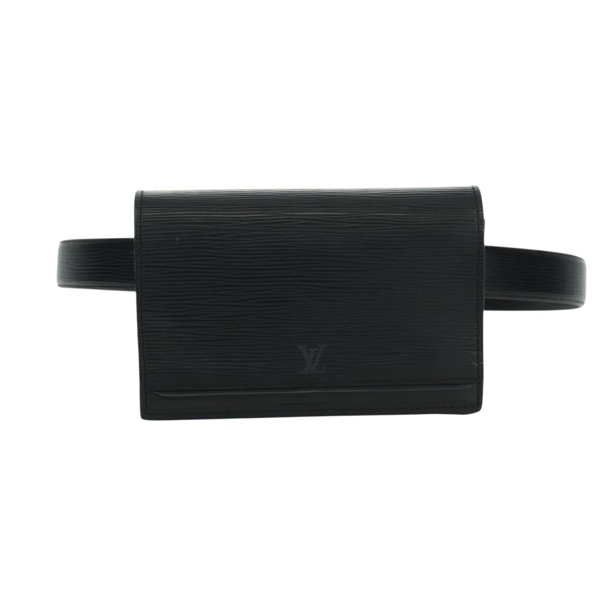 LOUIS VUITTON Epi Ceinture Tilsitt Pochette Pouch Black M52592 LV Auth am11042V