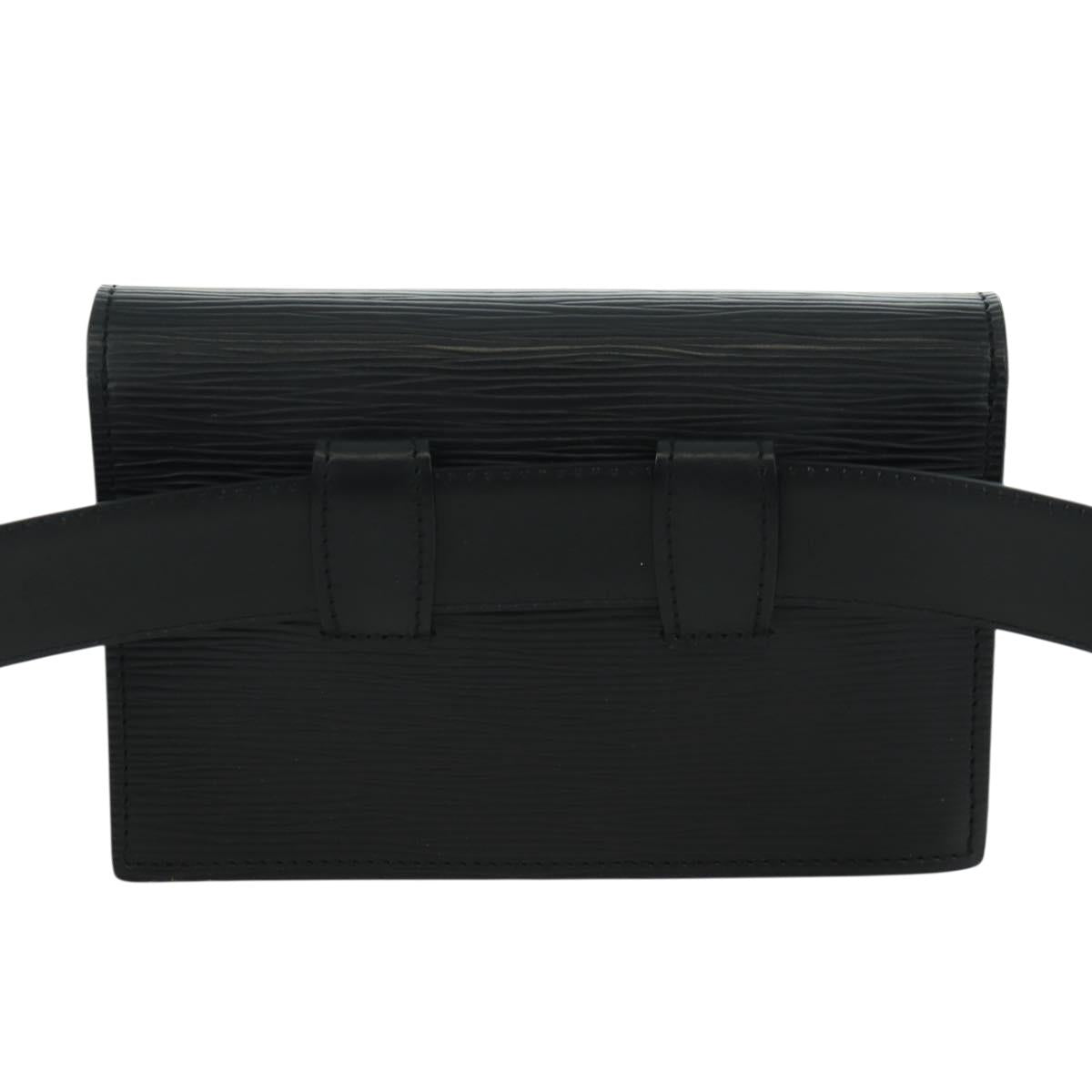 LOUIS VUITTON Epi Ceinture Tilsitt Pochette Pouch Black M52592 LV Auth am11042V