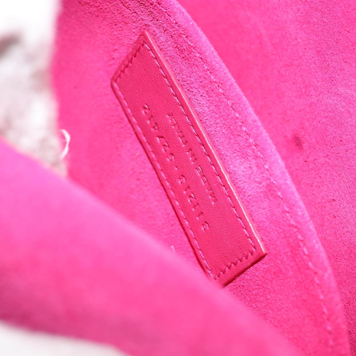 SAINT LAURENT Kabas Clutch Bag Leather Pink Gold 311213 Auth am11074A
