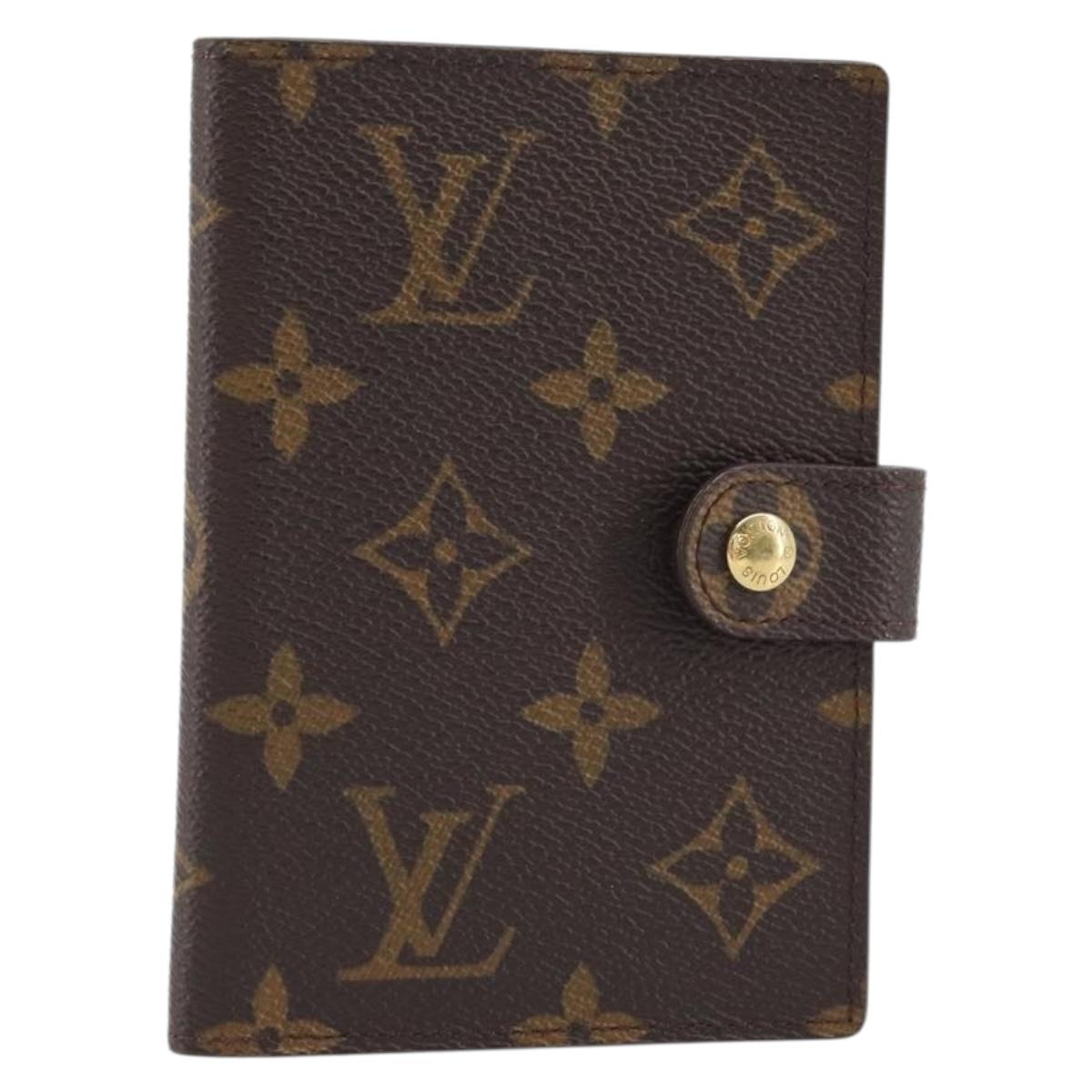 LOUIS VUITTON Monogram Etui Palm PDA Day Planner Cover M63028 LV Auth am11086