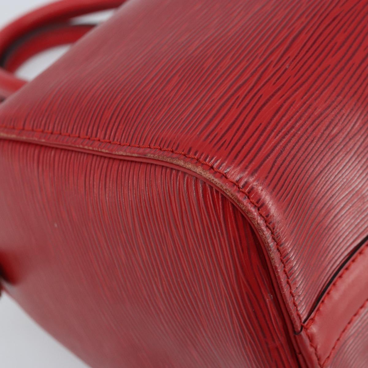 LOUIS VUITTON Epi Speedy 25 Hand Bag Castilian Red M43017 LV Auth am11090A