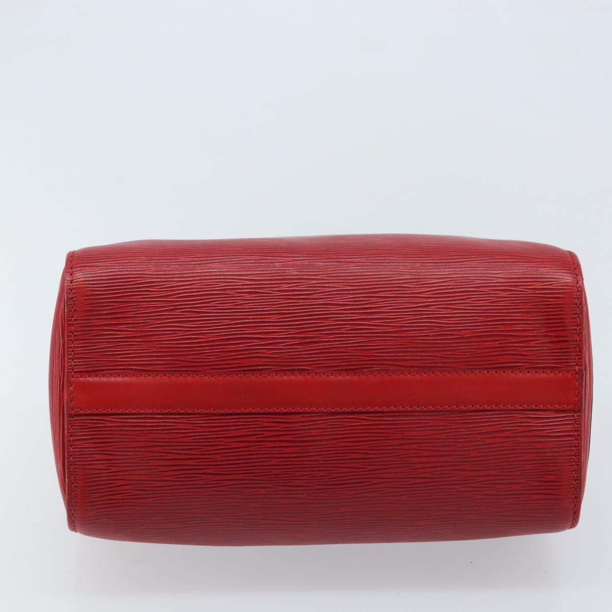 LOUIS VUITTON Epi Speedy 25 Hand Bag Castilian Red M43017 LV Auth am11090A