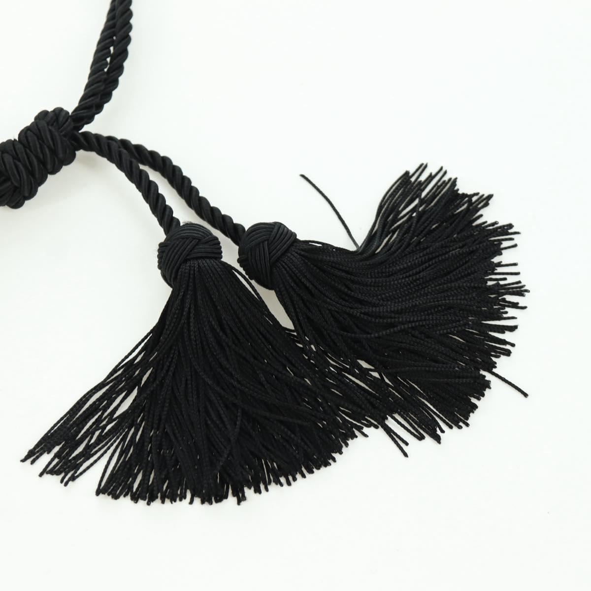 PRADA Fringe Hand Bag Nylon 2way Black BL0916 Auth am11097V