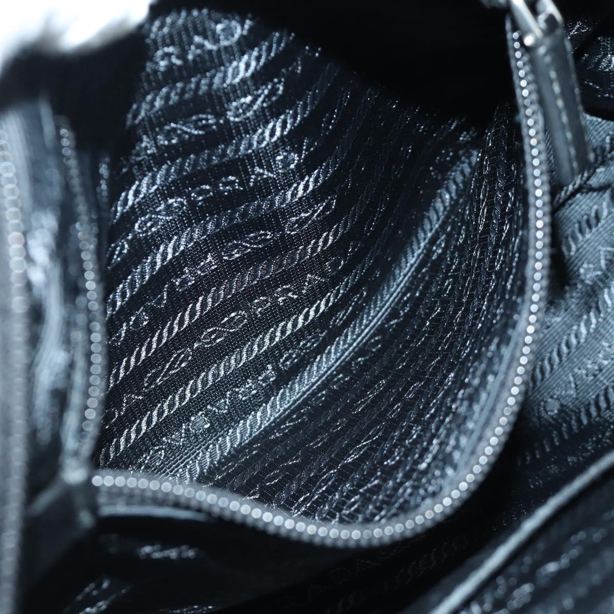 PRADA Fringe Hand Bag Nylon 2way Black BL0916 Auth am11097V
