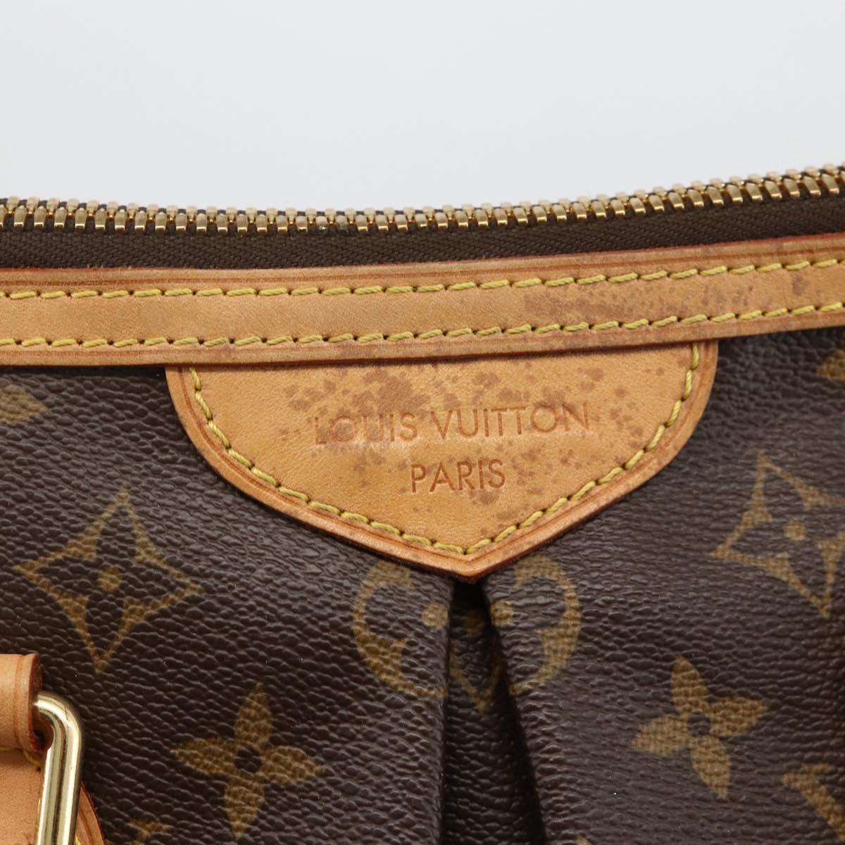 LOUIS VUITTON Monogram Palermo PM Tote Bag M40145 LV Auth am11105A