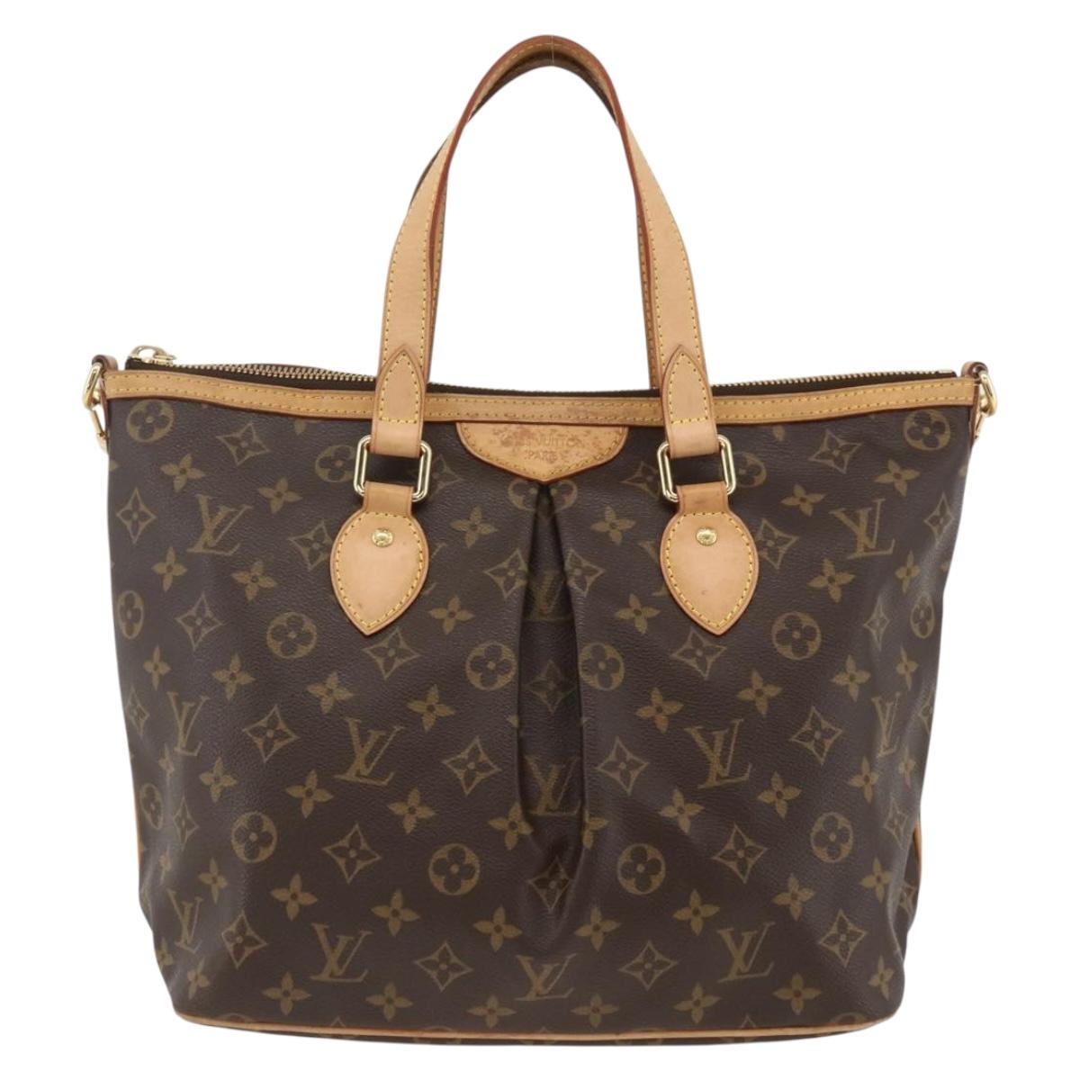 LOUIS VUITTON Monogram Palermo PM Tote Bag M40145 LV Auth am11105A