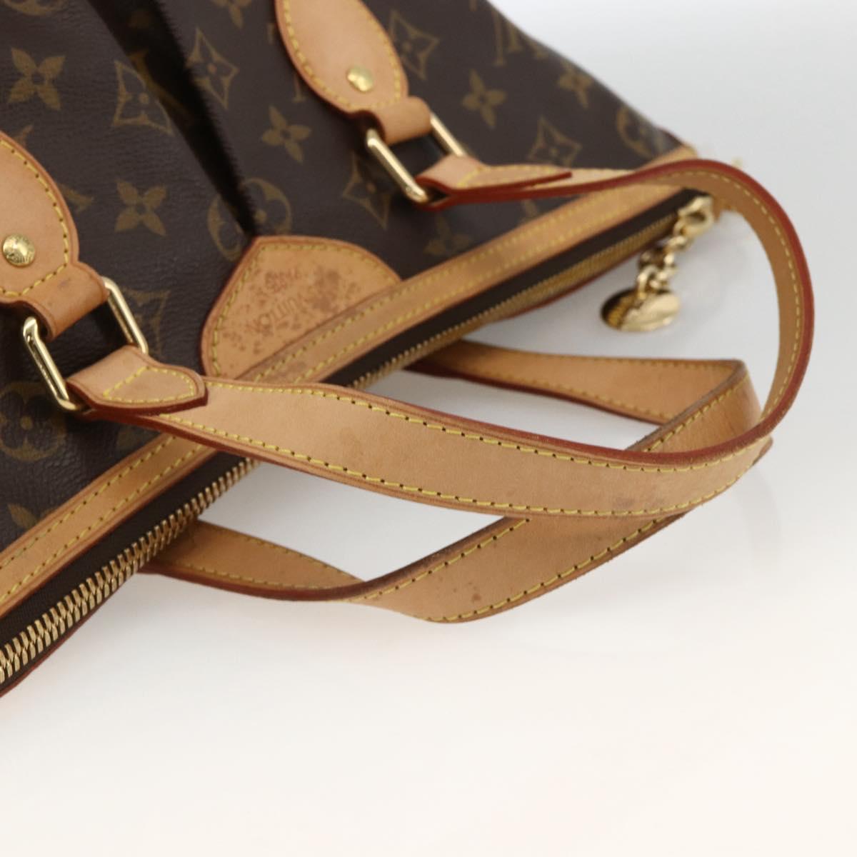 LOUIS VUITTON Monogram Palermo PM Tote Bag M40145 LV Auth am11105A