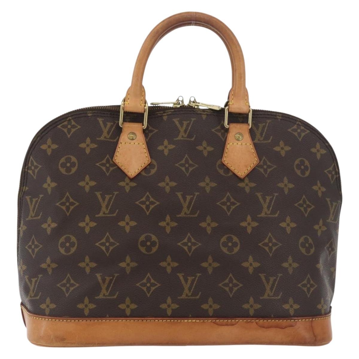 LOUIS VUITTON Monogram Alma Hand Bag M51130 LV Auth am11106