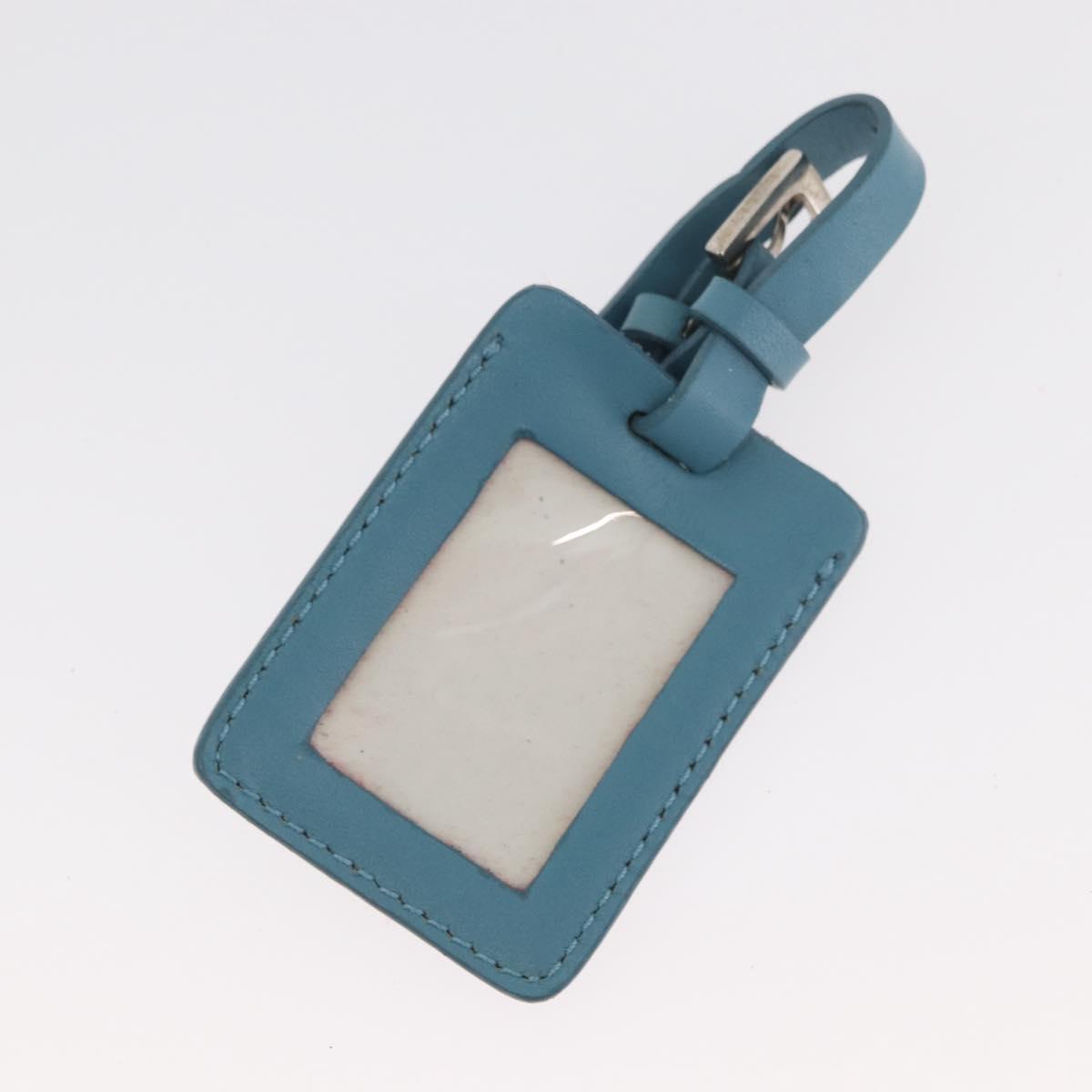 BALLY Shoulder Bag Canvas Baby Blue Silver Auth am11137A