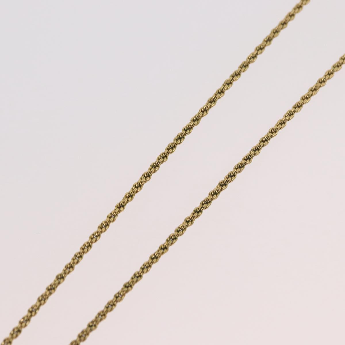 Christian Dior Necklace metal Gold Auth am11150V