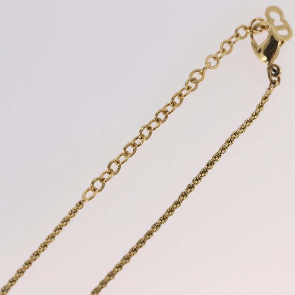 Christian Dior Necklace metal Gold Auth am11150V