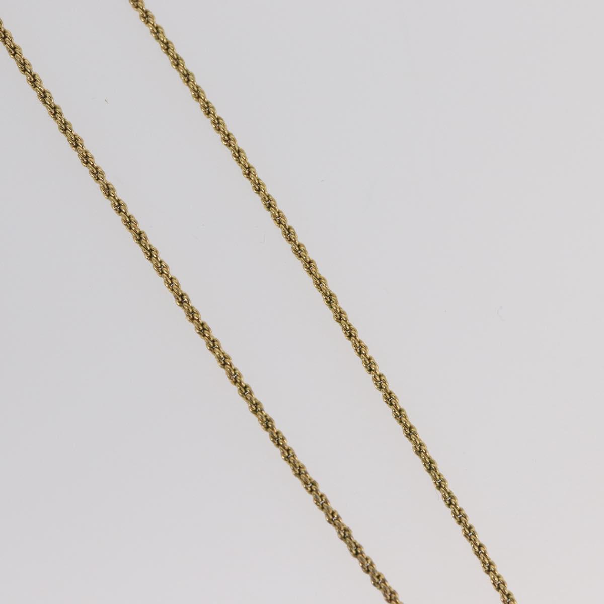 Christian Dior Necklace metal Gold Auth am11150V