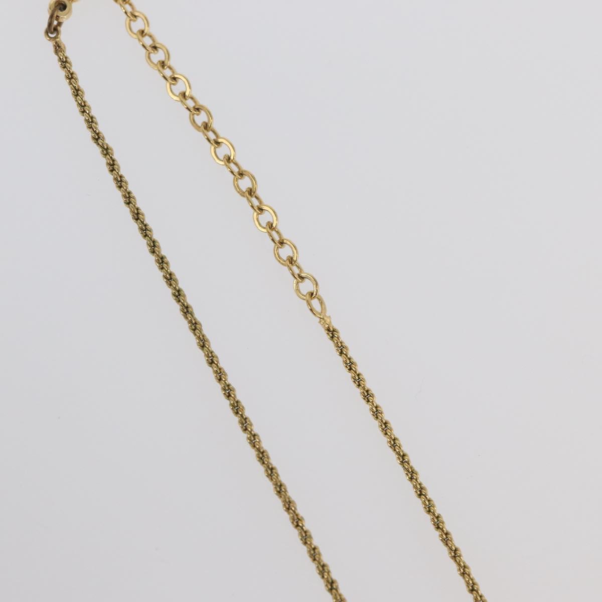 Christian Dior Necklace metal Gold Auth am11150V