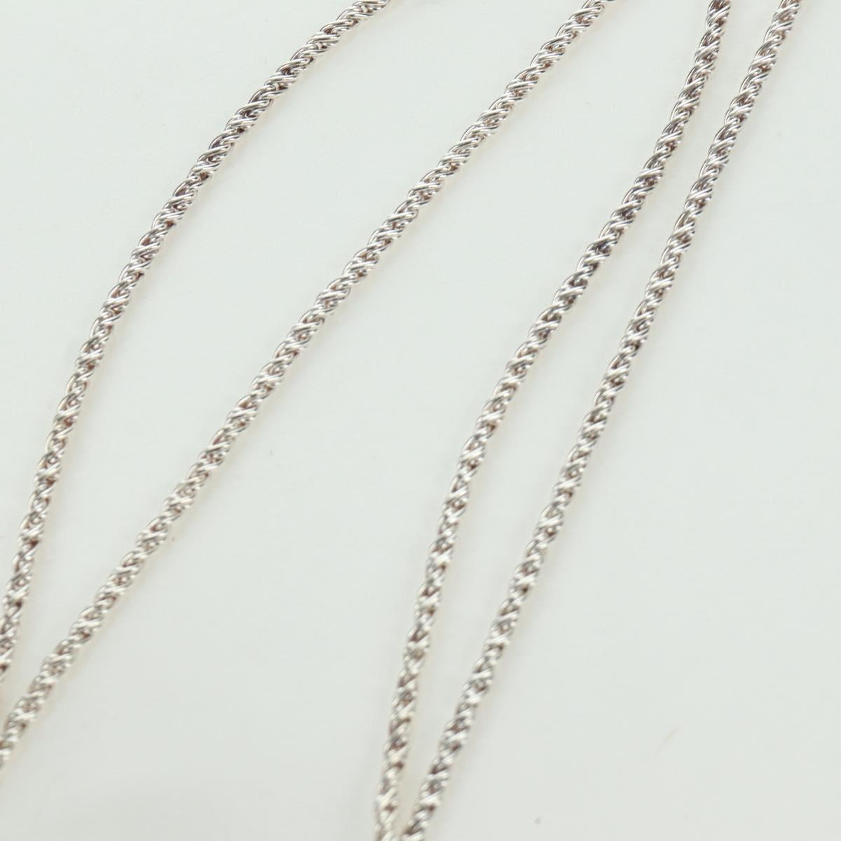 TIFFANY&Co. Double Rope Center Knot Necklace Ag925 Silver Auth am11156SAM