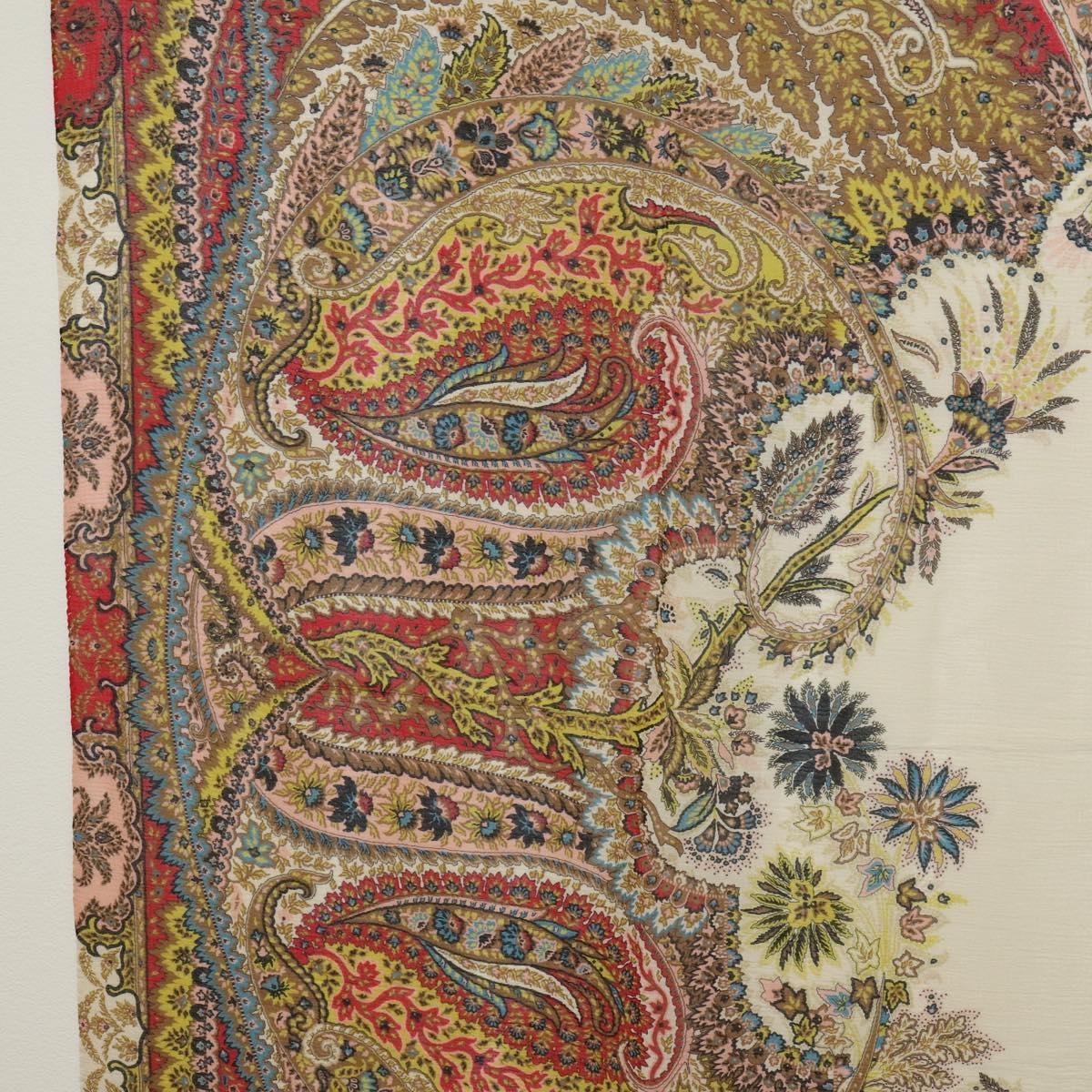 ETRO Large Format Scarf Silk Multicolor Auth am11161A