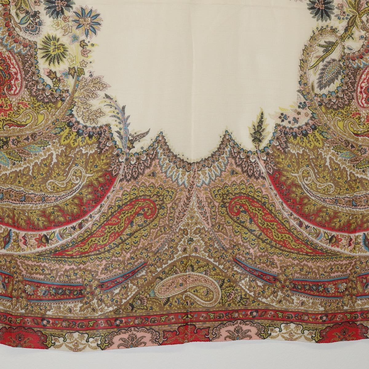 ETRO Large Format Scarf Silk Multicolor Auth am11161A