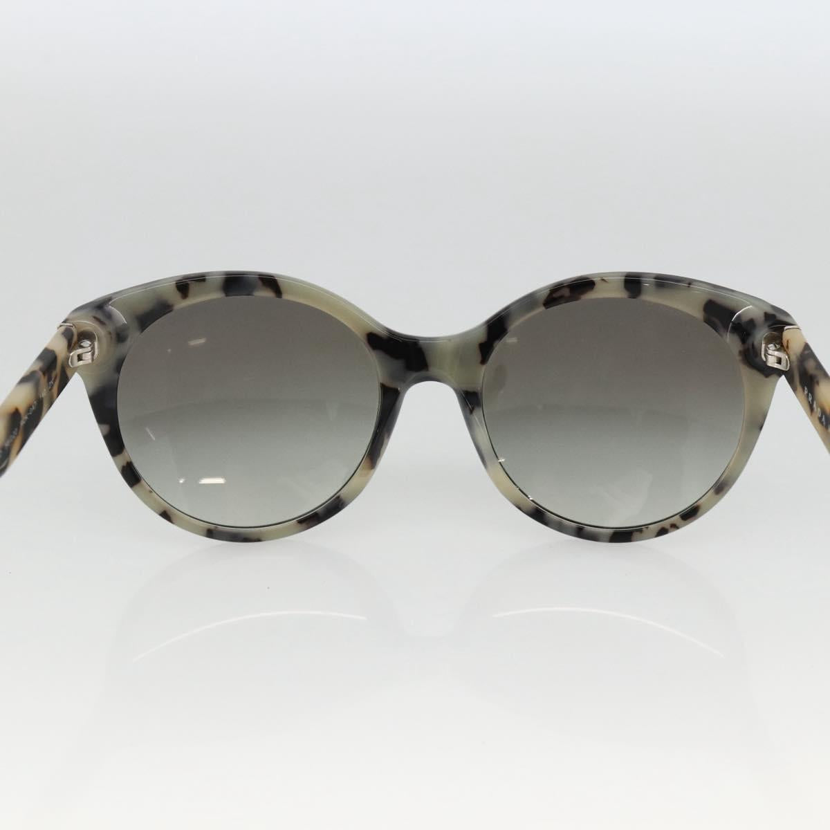 PRADA Leopard Sunglasses Plastic Black Auth am11163A