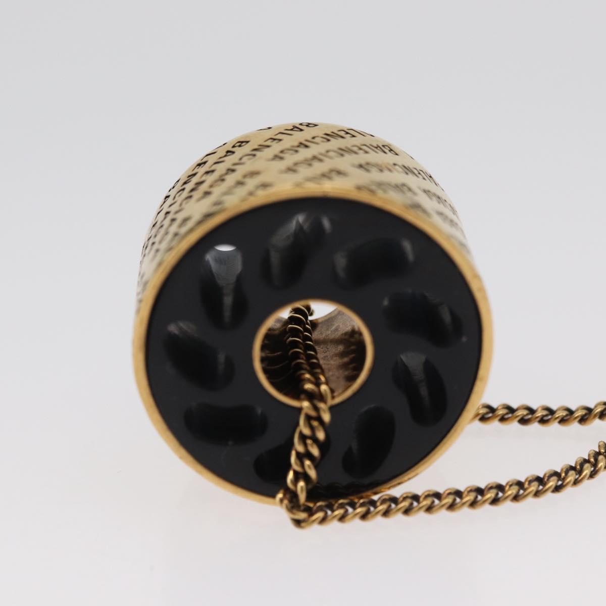 BALENCIAGA Necklace metal Gold Auth am11164V