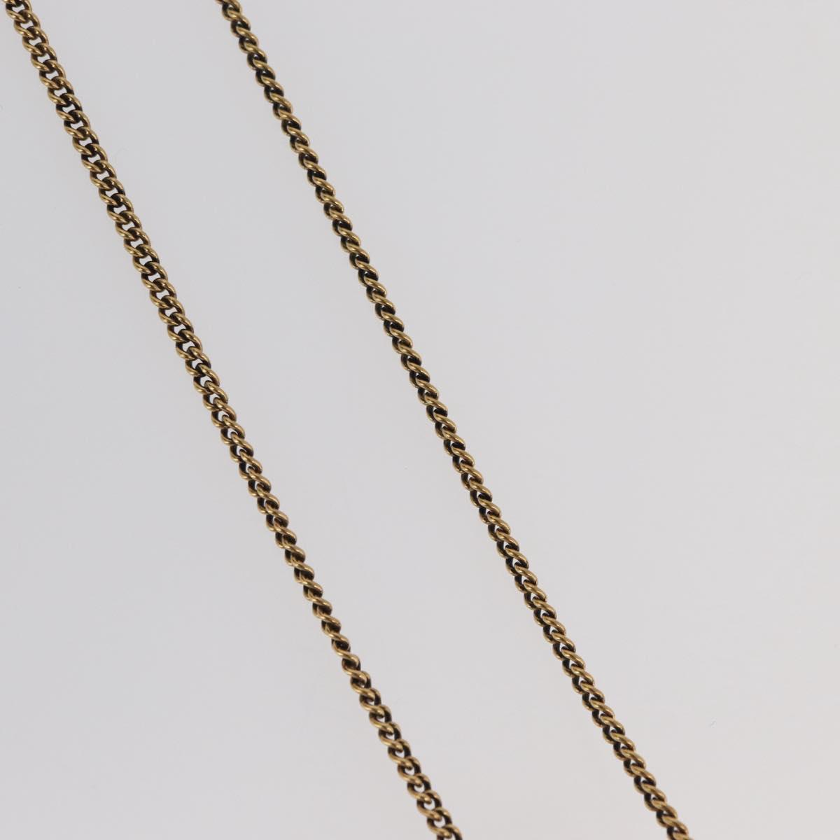 BALENCIAGA Necklace metal Gold Auth am11164V