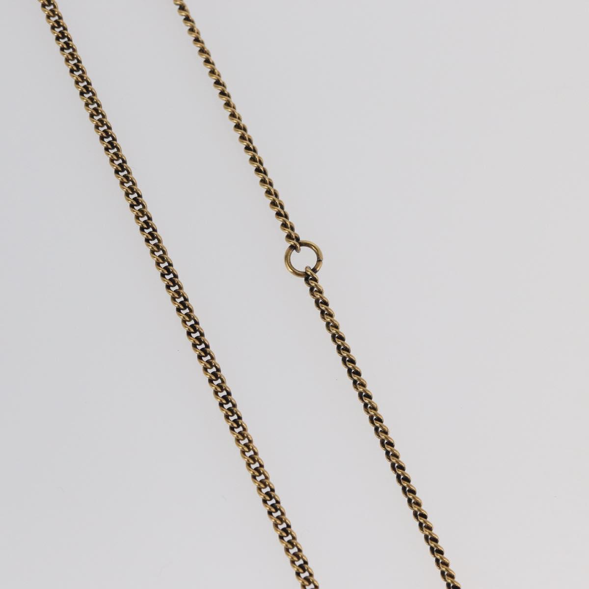 BALENCIAGA Necklace metal Gold Auth am11164V