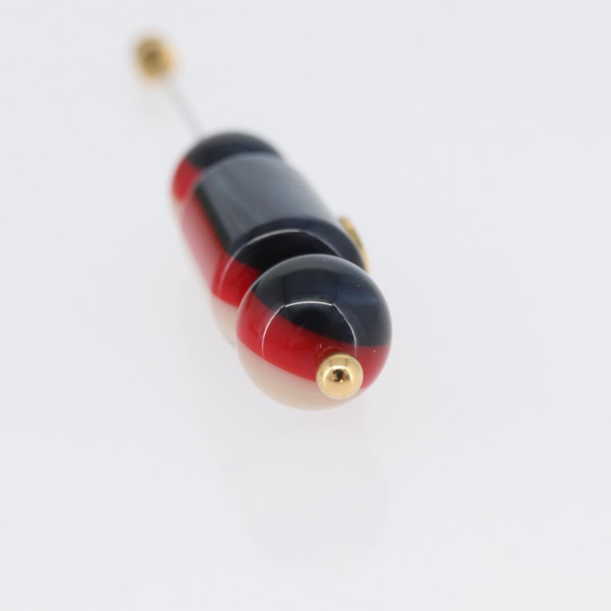 GUCCI Interlocking Sherry Pin Brooch metal Multicolor Auth am11178A