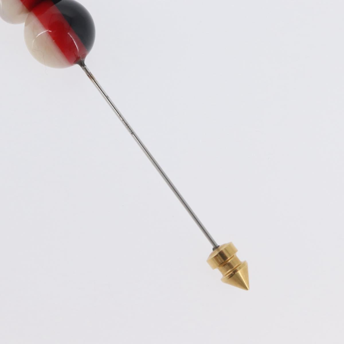 GUCCI Interlocking Sherry Pin Brooch metal Multicolor Auth am11178A
