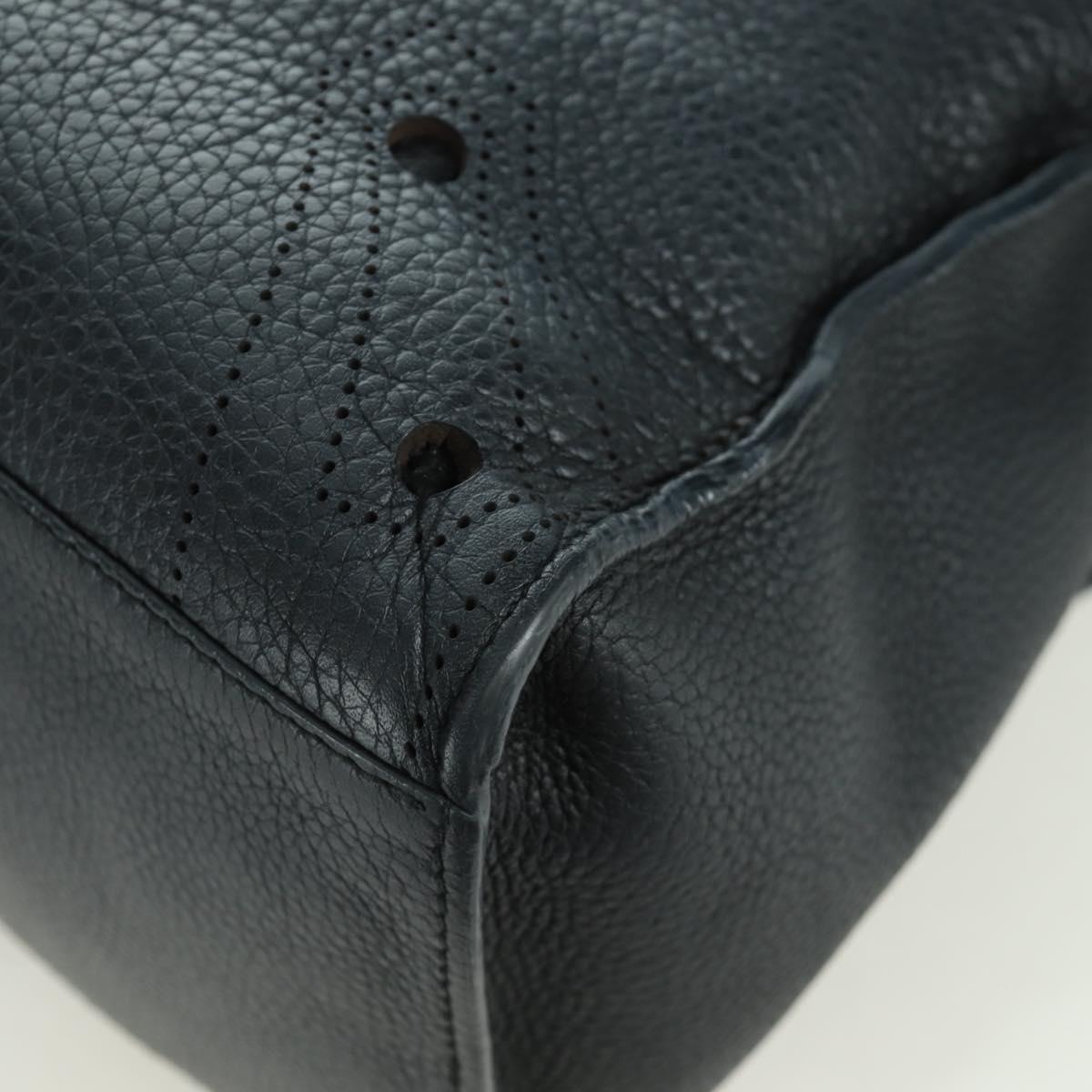 BALENCIAGA Blackout City Hand Bag Leather 2way Black Silver 443514 am11187SAM