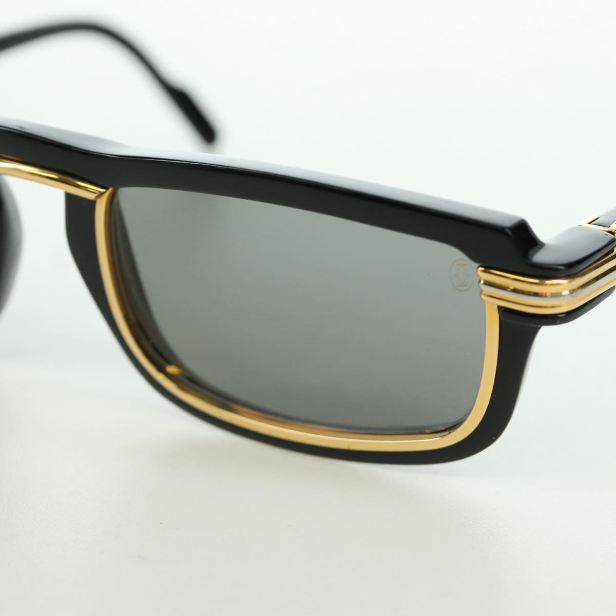 CARTIER Vertigo Sunglasses plastic Black Auth am11189SM