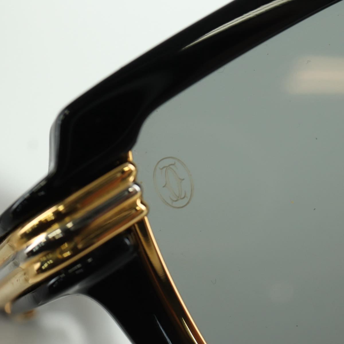 CARTIER Vertigo Sunglasses plastic Black Auth am11189SM