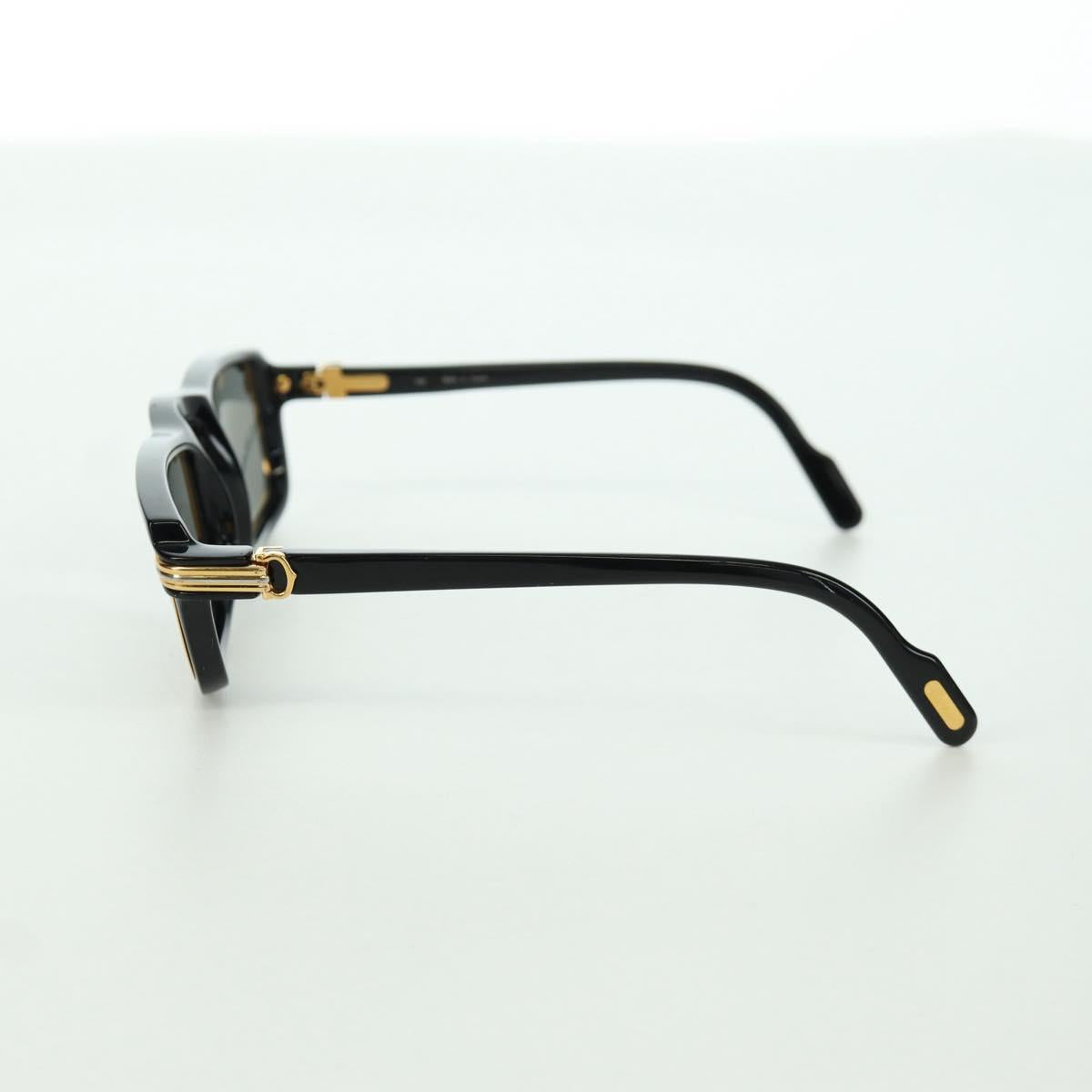 CARTIER Vertigo Sunglasses plastic Black Auth am11189SM