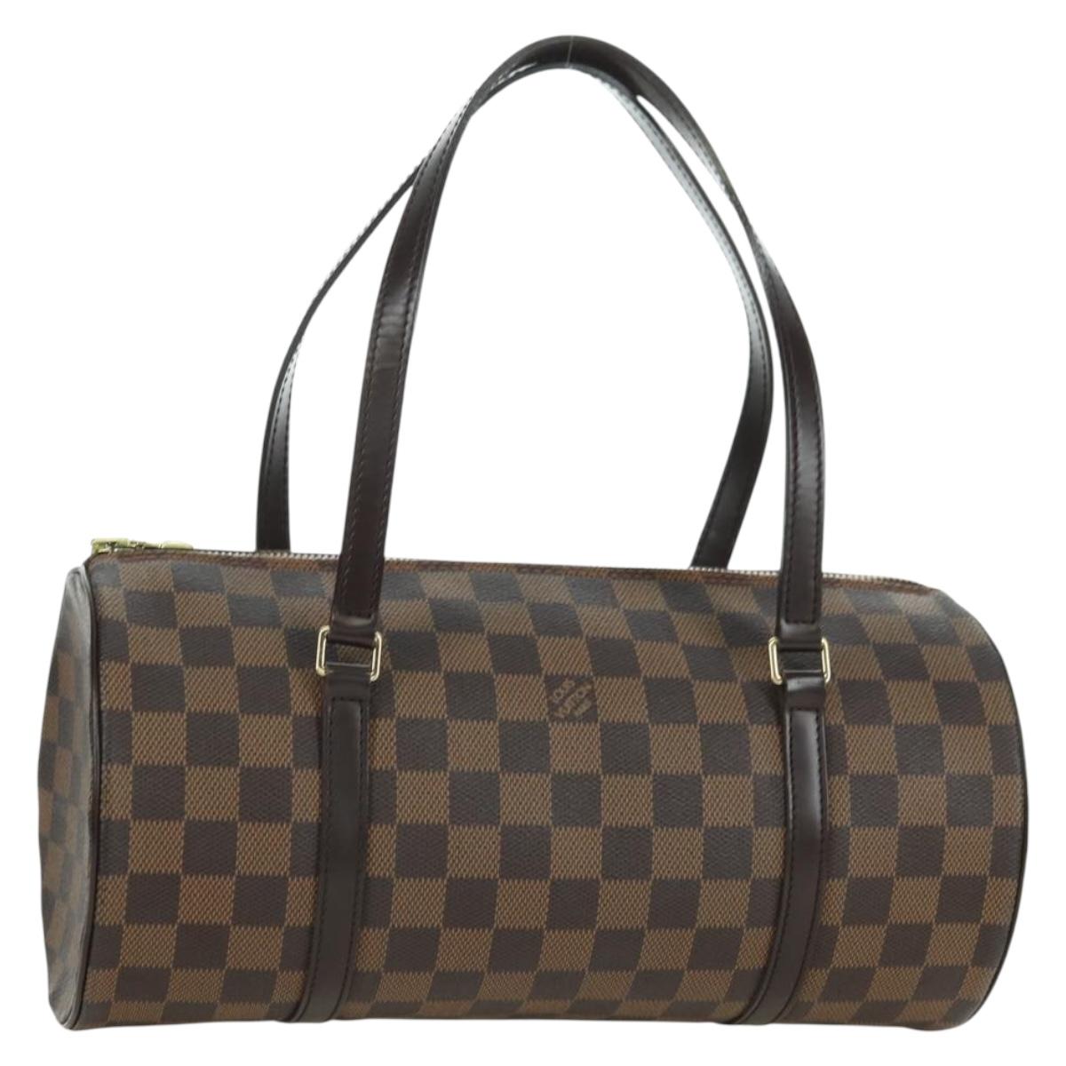 LOUIS VUITTON Damier Ebene Papillon 30 Hand Bag N51303 LV Auth am11222A