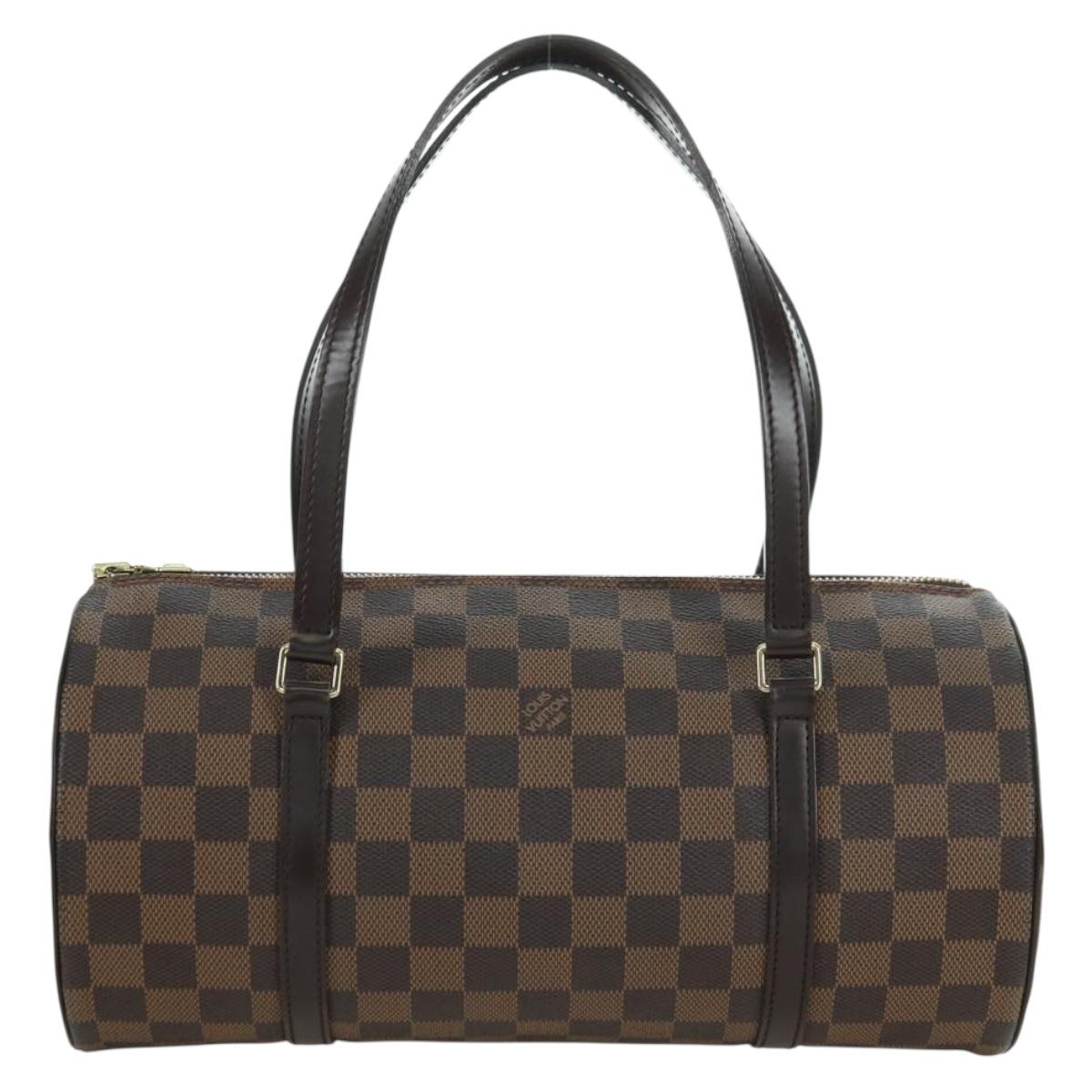 LOUIS VUITTON Damier Ebene Papillon 30 Hand Bag N51303 LV Auth am11222A